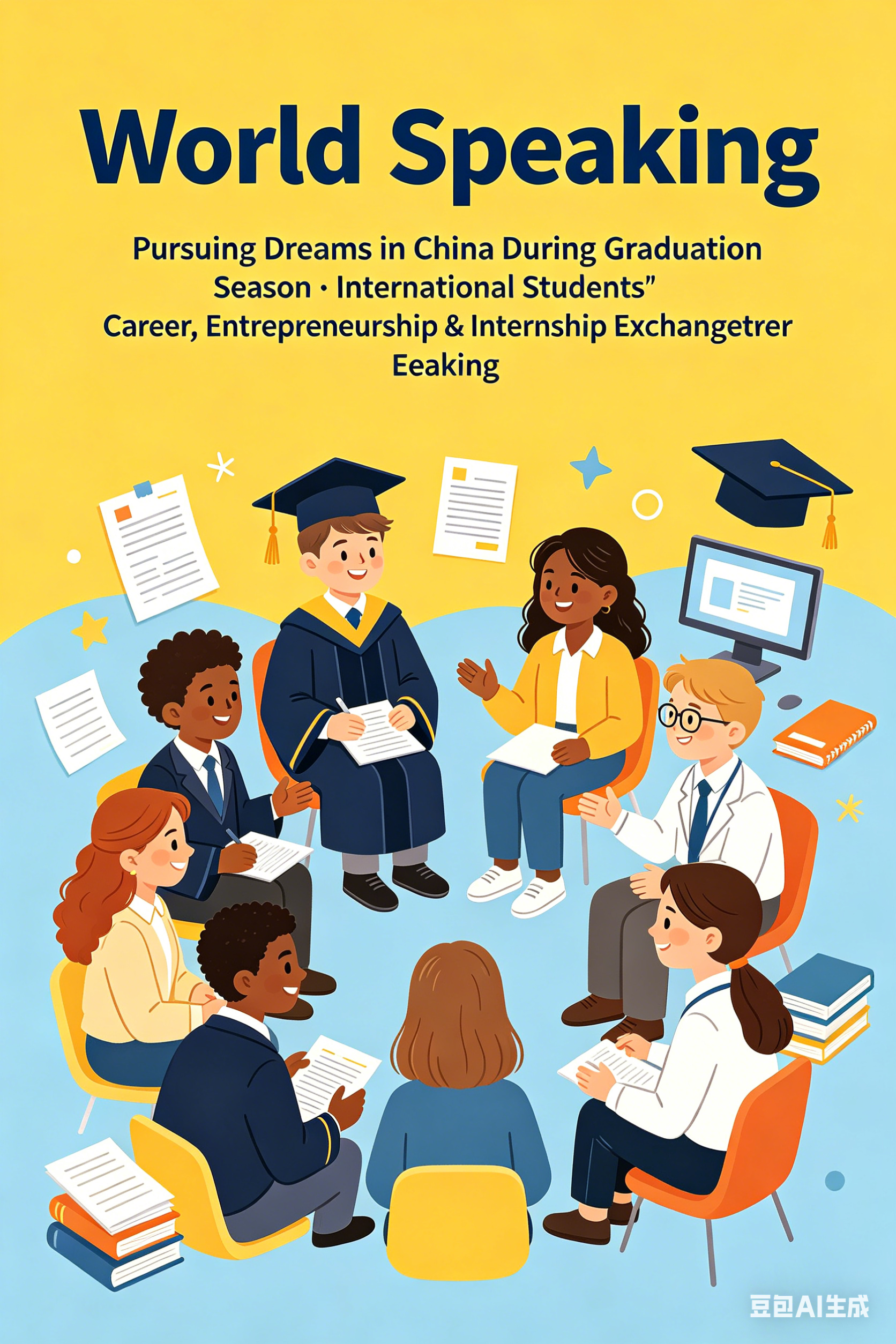 "World Speaking" –Pursuing Dreams in China During Graduation Season·International Students' Career, Entrepreneurship & Internship Exchange Event